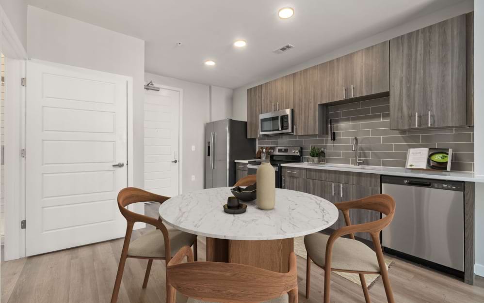 1B.3 - 1 bedroom floorplan layout with 1 bathroom and 757 square feet (Gourmet Designer Kitchen)